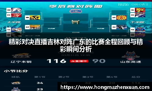 精彩对决直播吉林对阵广东的比赛全程回顾与精彩瞬间分析