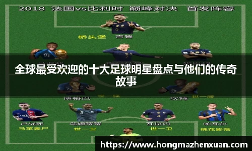 全球最受欢迎的十大足球明星盘点与他们的传奇故事